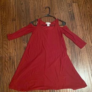 Cold Shoulder Casual Dress
